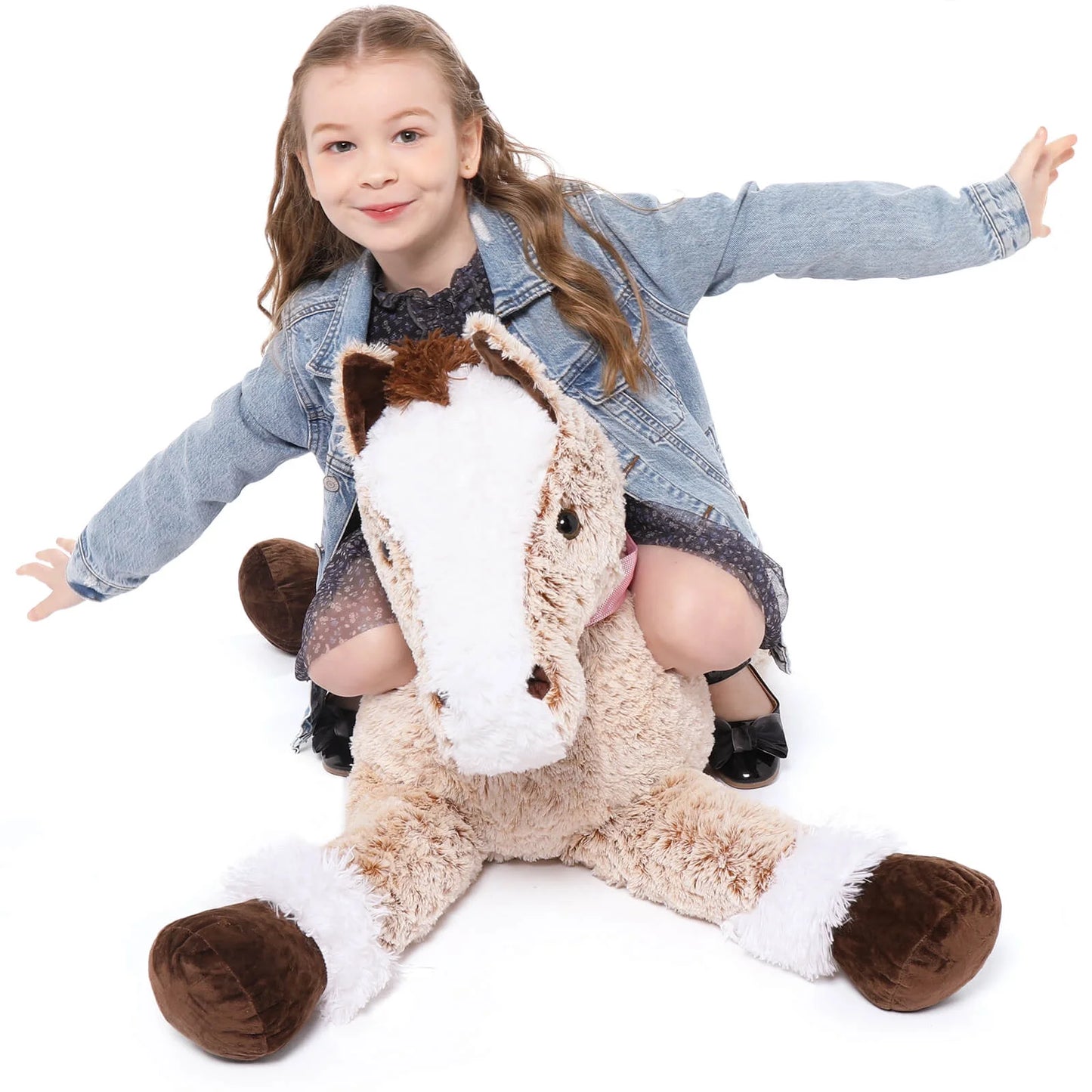 47'' Giant Horse Stuffed Animal Horse Plush Toy