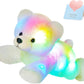 Light up Stuffed Polar Bear LED Soft Plush Toy with Magic Night Lights Glow in the Dark Birthday Holiday for Toddler Kids